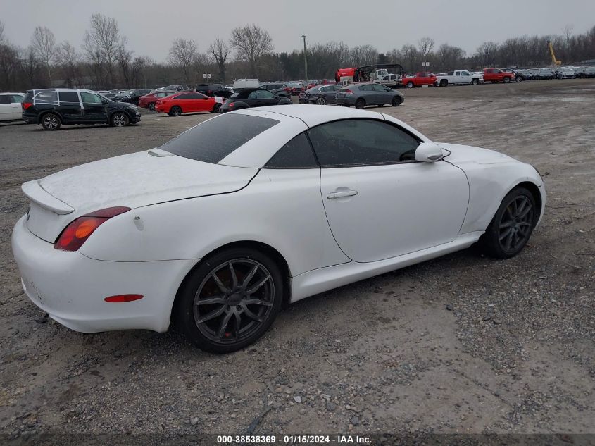 2002 Lexus Sc 430 VIN: JTHFN48Y320028647 Lot: 38538369