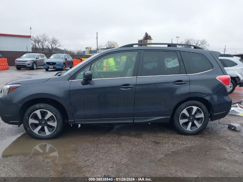 2017 Subaru Forester 2.5I Limited VIN: JF2SJARC0HH592569 Lot: 38538540