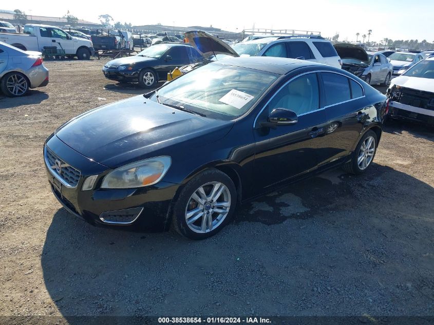 2013 Volvo S60 T5/T5 Platinum/T5 Premier/T5 Premier Plus VIN: YV1612FSXD2208807 Lot: 38538654