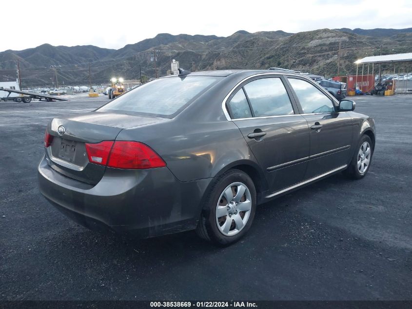 2010 Kia Optima Lx VIN: KNAGG4A84A5407472 Lot: 38538669