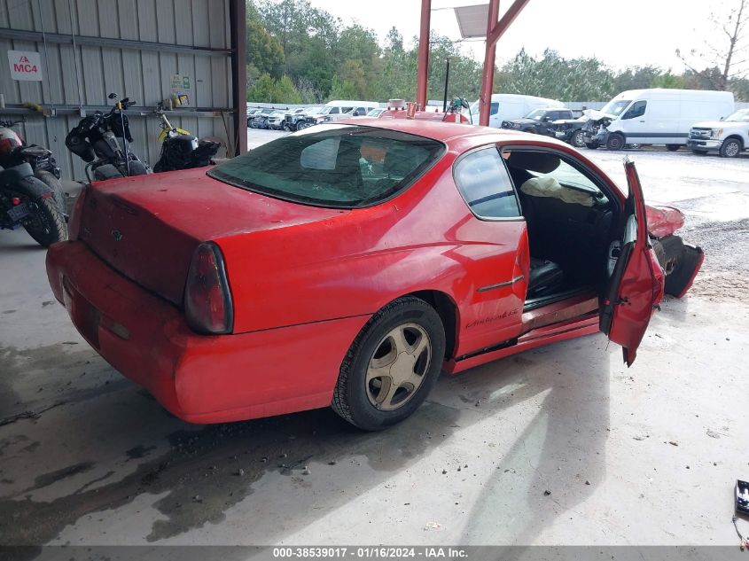 2000 Chevrolet Monte Carlo Ss VIN: 2G1WX12K6Y9172943 Lot: 38539017