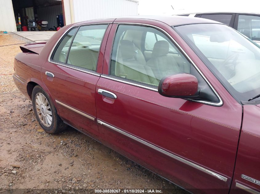 2009 Mercury Grand Marquis Ls (Fleet Only) VIN: 2MEHM75V59X605391 Lot: 38539267