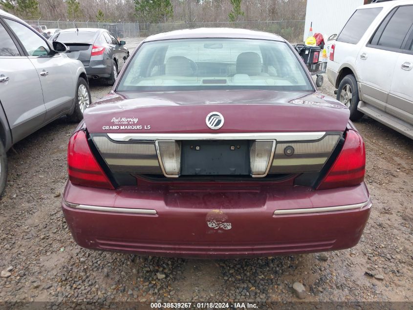 2009 Mercury Grand Marquis Ls (Fleet Only) VIN: 2MEHM75V59X605391 Lot: 38539267