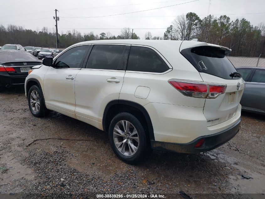 2016 Toyota Highlander Le Plus V6 VIN: 5TDZKRFH6GS176335 Lot: 38539295
