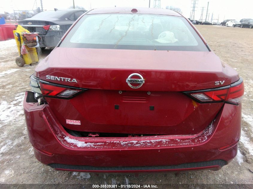 2020 Nissan Sentra Sv Xtronic Cvt VIN: 3N1AB8CVXLY222160 Lot: 38539301