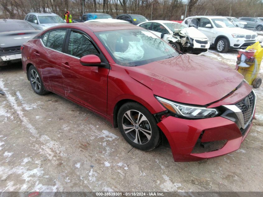 2020 Nissan Sentra Sv Xtronic Cvt VIN: 3N1AB8CVXLY222160 Lot: 38539301