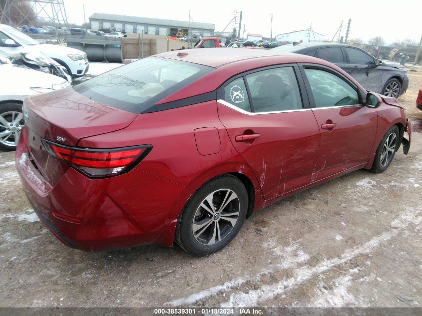 2020 Nissan Sentra Sv Xtronic Cvt VIN: 3N1AB8CVXLY222160 Lot: 38539301