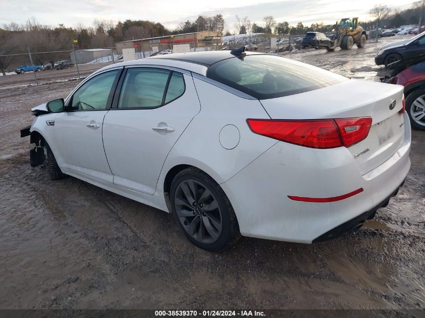 2014 Kia Optima Sx Turbo VIN: 5XXGR4A69EG262653 Lot: 38539370