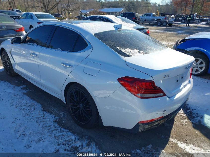 2019 Genesis G70 2.0T Advanced VIN: KMTG34LA1KU024936 Lot: 38539694