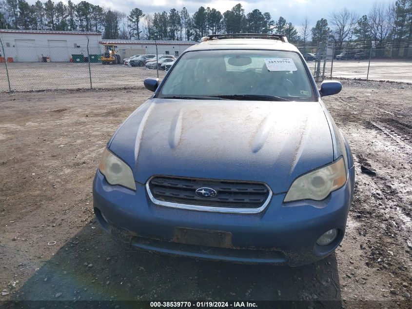 2006 Subaru Outback 2.5I Limited VIN: 4S4BP62C867324288 Lot: 38539770