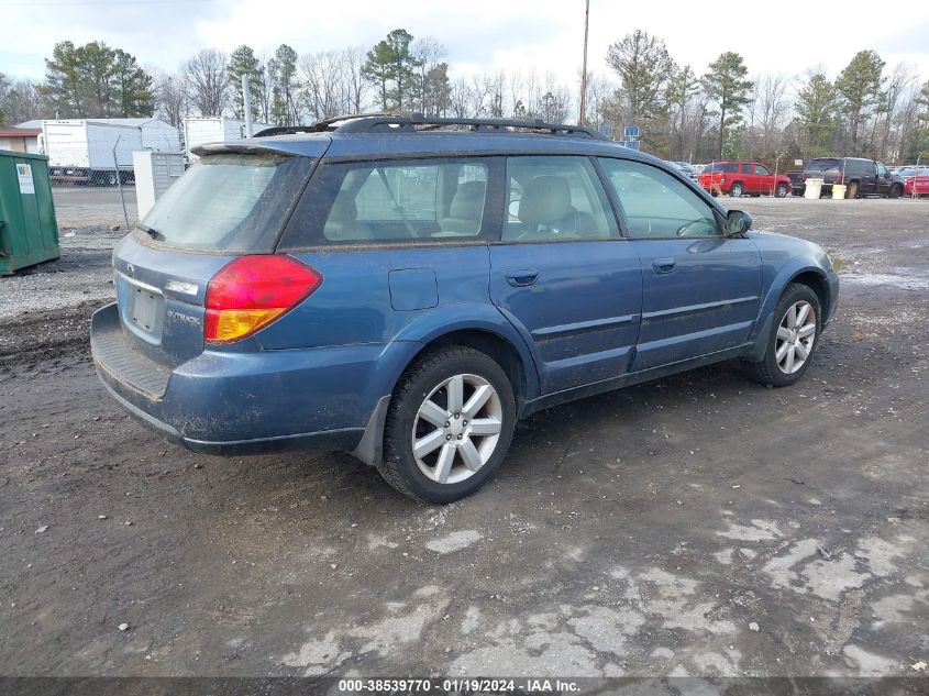 2006 Subaru Outback 2.5I Limited VIN: 4S4BP62C867324288 Lot: 38539770