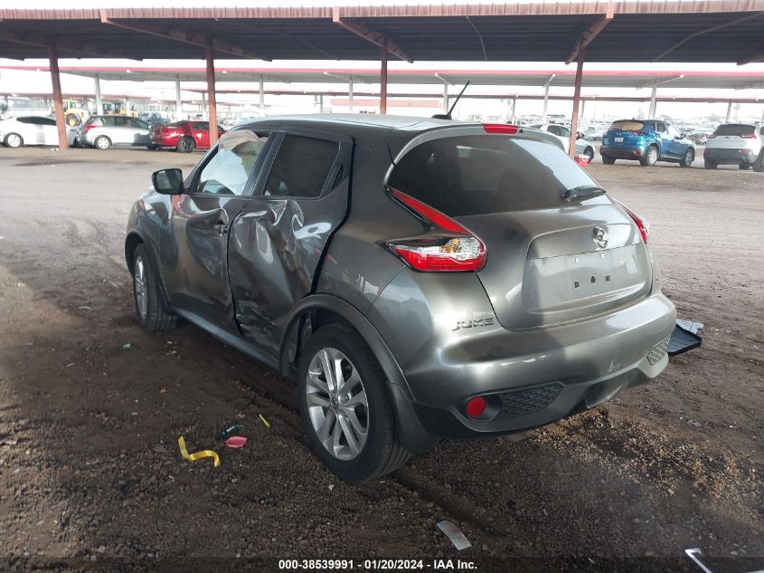 2016 Nissan Juke Sv VIN: JN8AF5MR1GT605456 Lot: 38539991