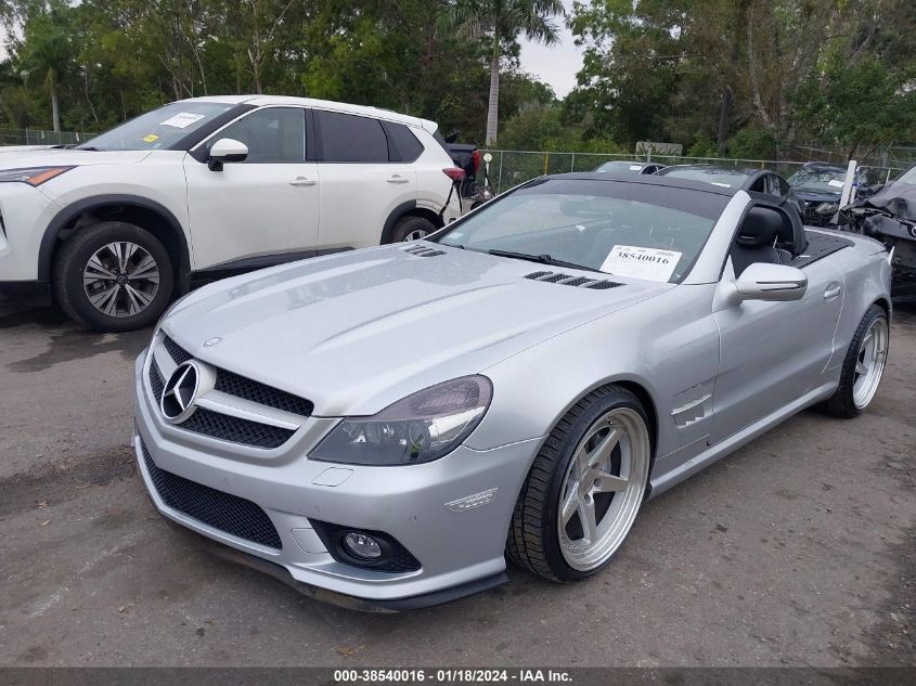 2009 Mercedes-Benz Sl 550 VIN: WDBSK71F59F148801 Lot: 38540016