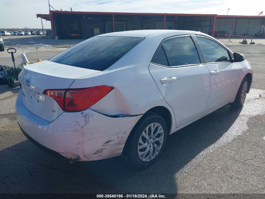 2017 Toyota Corolla Le VIN: 5YFBURHE5HP682487 Lot: 38540186