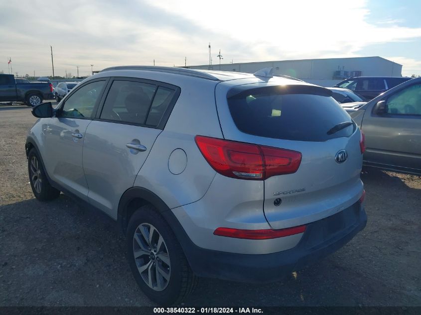 2015 Kia Sportage Lx VIN: KNDPBCAC2F7767688 Lot: 38540322