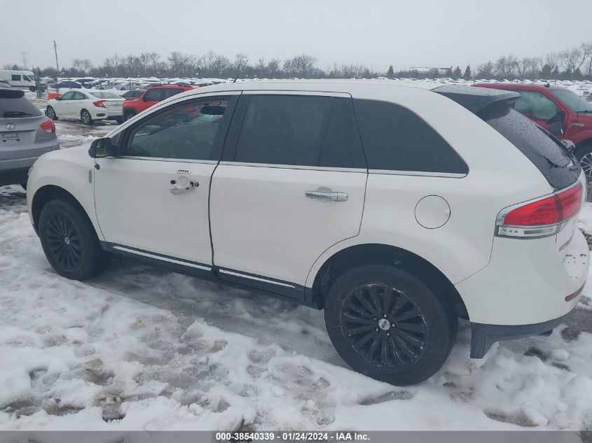 2012 Lincoln Mkx VIN: 2LMDJ6JK2CBL11045 Lot: 38540339