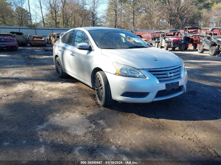 2014 Nissan Sentra Sv VIN: 3N1AB7AP2EL687434 Lot: 38540687