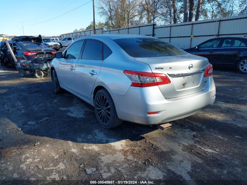 2014 Nissan Sentra Sv VIN: 3N1AB7AP2EL687434 Lot: 38540687