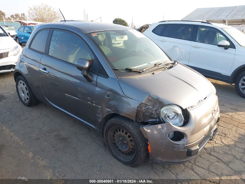 2012 Fiat 500 Pop VIN: 3C3CFFAR5CT212531 Lot: 38540801