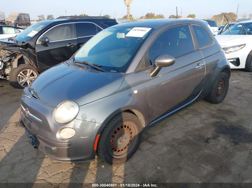 2012 Fiat 500 Pop VIN: 3C3CFFAR5CT212531 Lot: 38540801