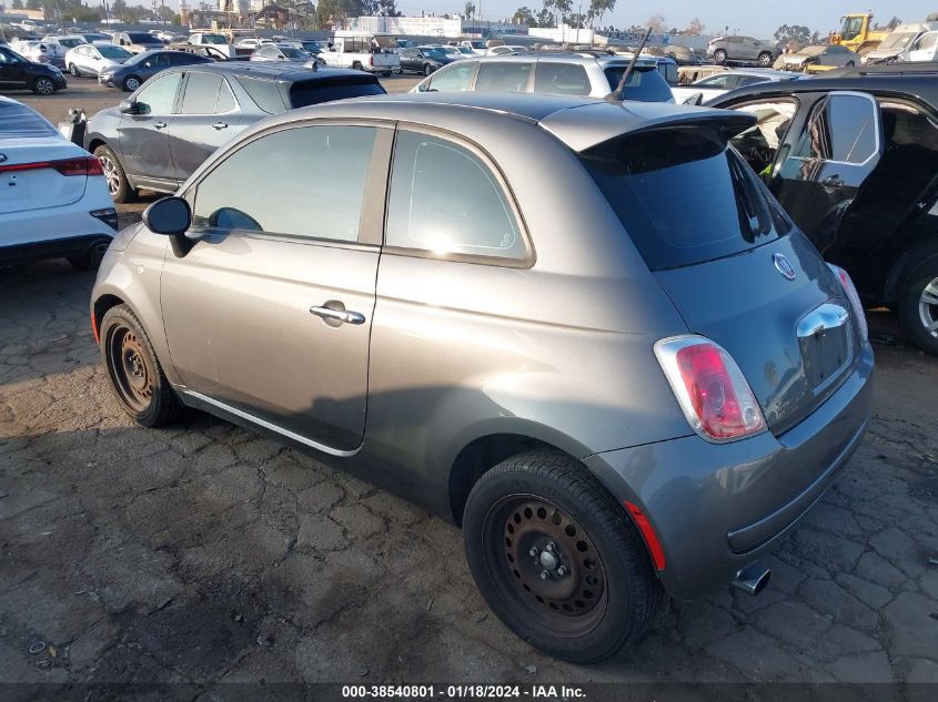 2012 Fiat 500 Pop VIN: 3C3CFFAR5CT212531 Lot: 38540801