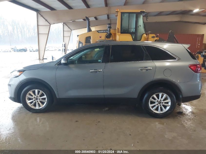 2019 Kia Sorento 2.4L L VIN: 5XYPG4A32KG602826 Lot: 38540903