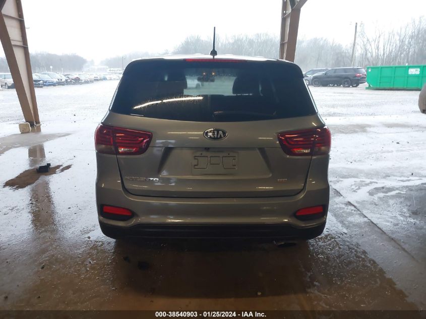 2019 Kia Sorento 2.4L L VIN: 5XYPG4A32KG602826 Lot: 38540903