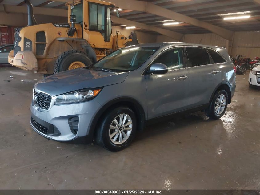 2019 Kia Sorento 2.4L L VIN: 5XYPG4A32KG602826 Lot: 38540903