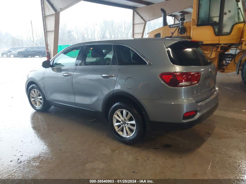 2019 Kia Sorento 2.4L L VIN: 5XYPG4A32KG602826 Lot: 38540903