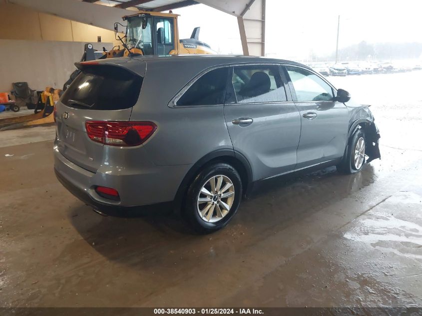 2019 Kia Sorento 2.4L L VIN: 5XYPG4A32KG602826 Lot: 38540903