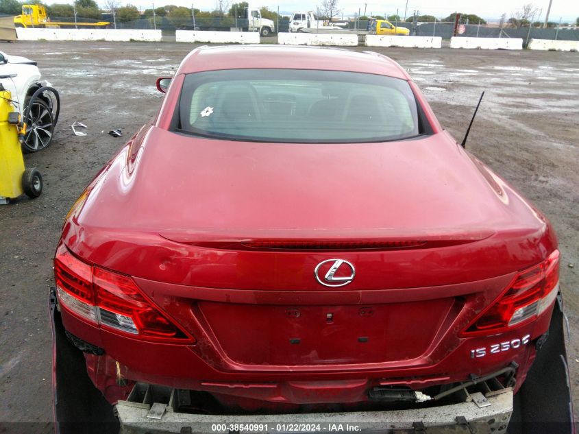 2011 Lexus Is 250C VIN: JTHFF2C23B2516599 Lot: 38540991