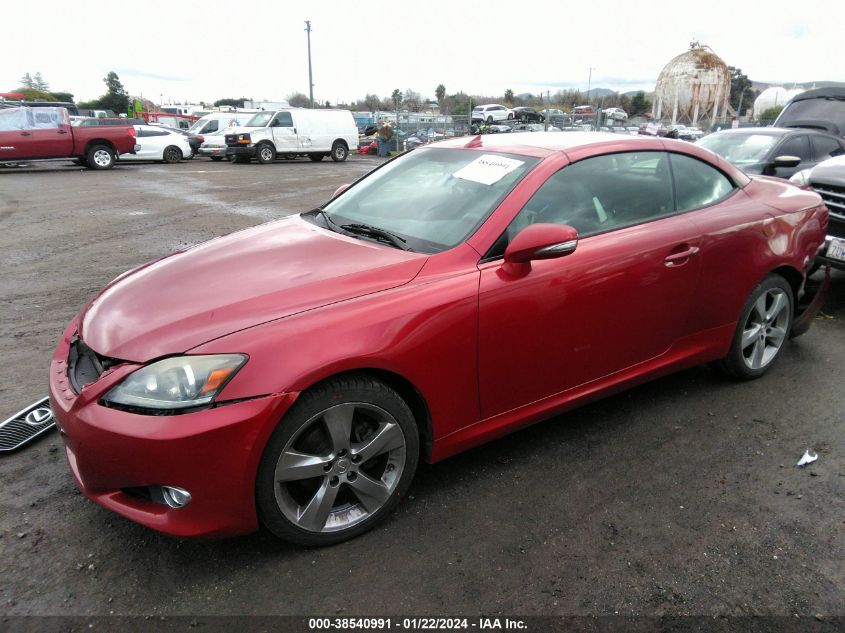 2011 Lexus Is 250C VIN: JTHFF2C23B2516599 Lot: 38540991