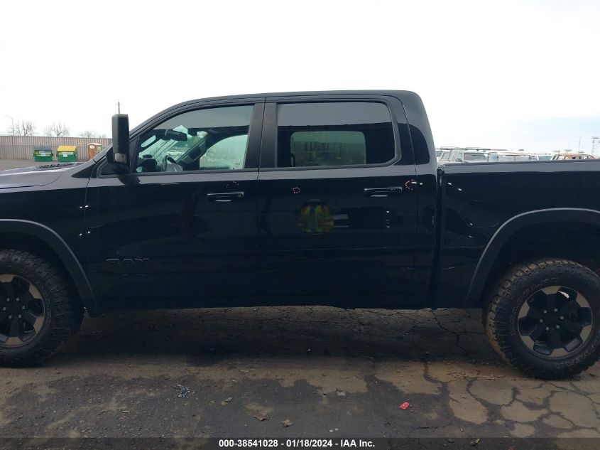 2019 Ram 1500 Rebel 4X4 5'7 Box VIN: 1C6SRFLTXKN618821 Lot: 38541028