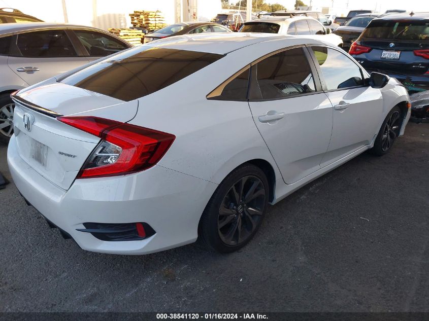 2020 Honda Civic Sport VIN: 2HGFC2F85LH530136 Lot: 38541120