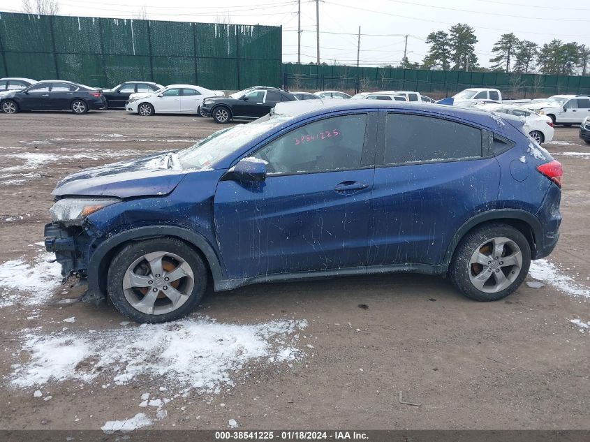 2016 Honda Hr-V Lx VIN: 3CZRU6H37GM710382 Lot: 38541225