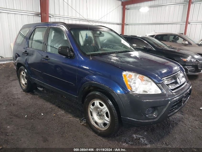 2005 Honda Cr-V Lx VIN: SHSRD685X5U301374 Lot: 38541456