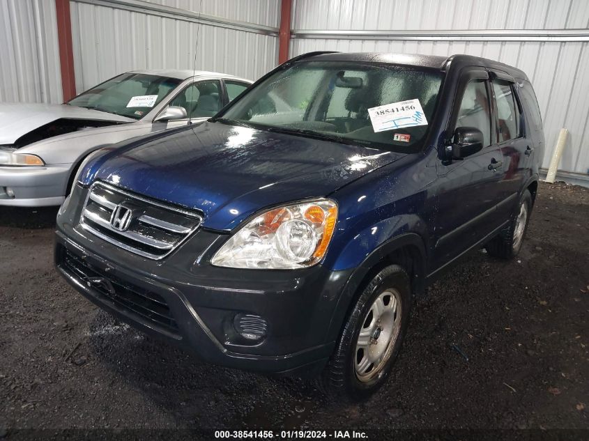 2005 Honda Cr-V Lx VIN: SHSRD685X5U301374 Lot: 38541456