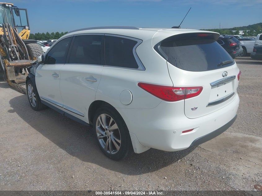 2013 Infiniti Jx35 VIN: 5N1AL0MM0DC333078 Lot: 38541504