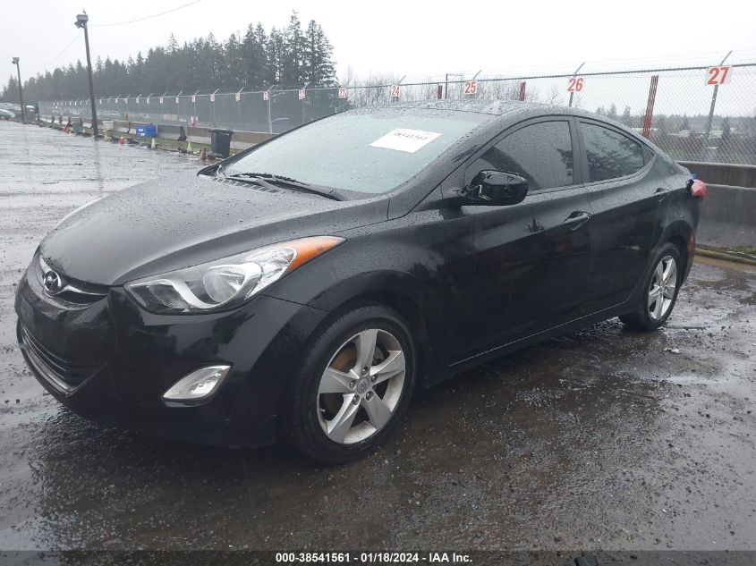 2012 Hyundai Elantra Gls VIN: 5NPDH4AEXCH068048 Lot: 38541561