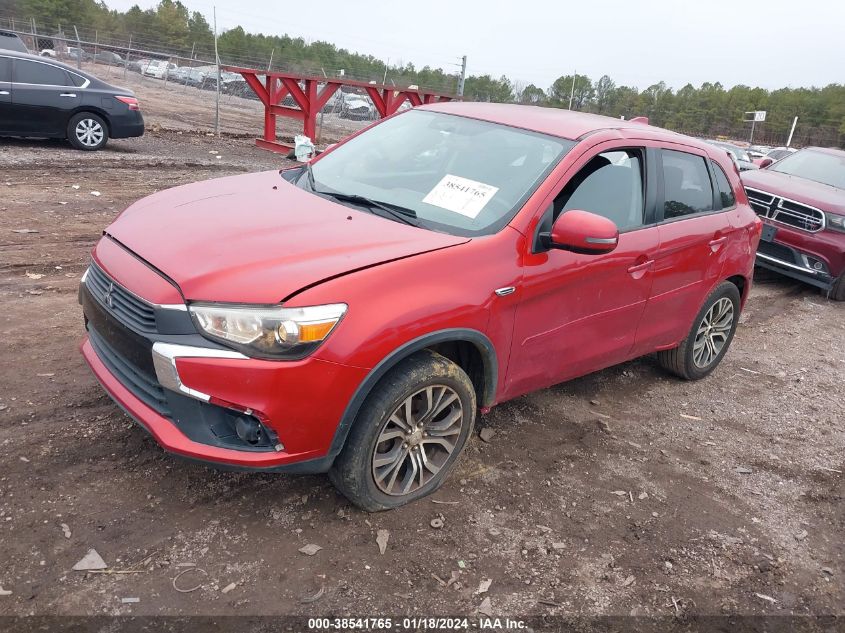 2017 Mitsubishi Outlander Sport 2.0 Es VIN: JA4AP3AU5HZ068900 Lot: 38541765