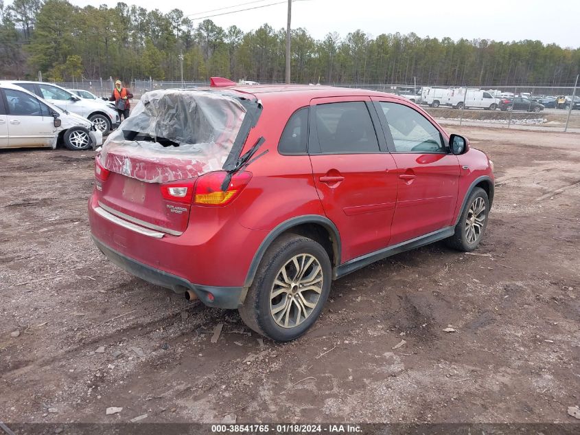 2017 Mitsubishi Outlander Sport 2.0 Es VIN: JA4AP3AU5HZ068900 Lot: 38541765