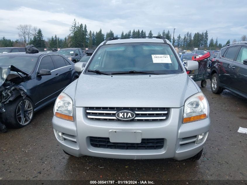 2007 Kia Sportage Ex V6 VIN: KNDJE723577349193 Lot: 38541797