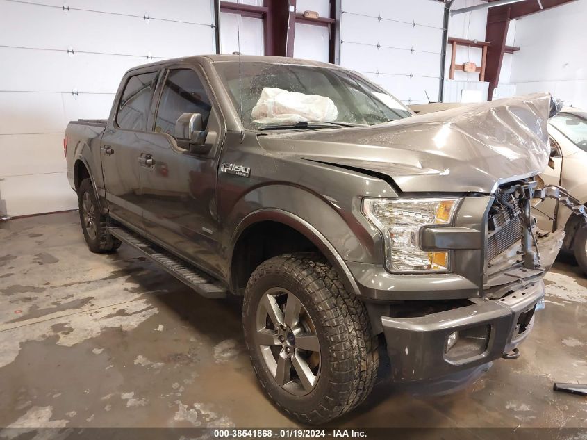 1FTEW1EG5FKF17095 2015 Ford F-150 Lariat