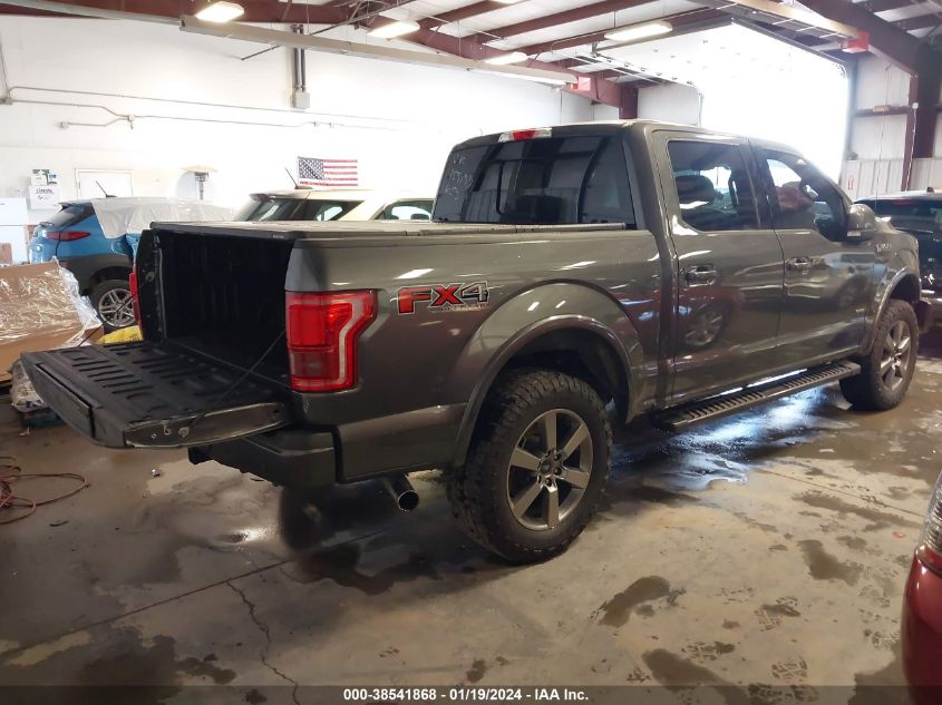 1FTEW1EG5FKF17095 2015 Ford F-150 Lariat