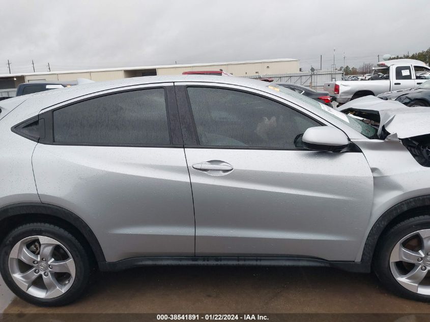 2019 Honda Hr-V Lx VIN: 3CZRU5H33KG714382 Lot: 38541891