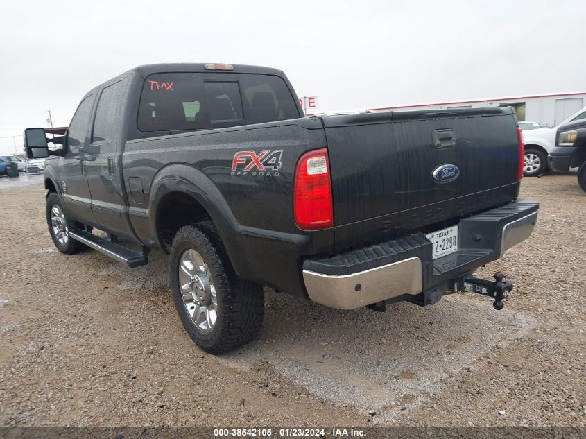 2012 Ford F-250 Lariat VIN: 1FT7W2BTXCEA97635 Lot: 38542105