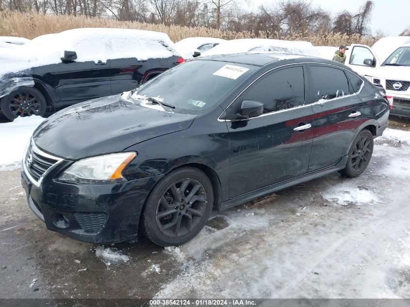 2013 Nissan Sentra Sr VIN: 3N1AB7AP2DL765726 Lot: 38542124