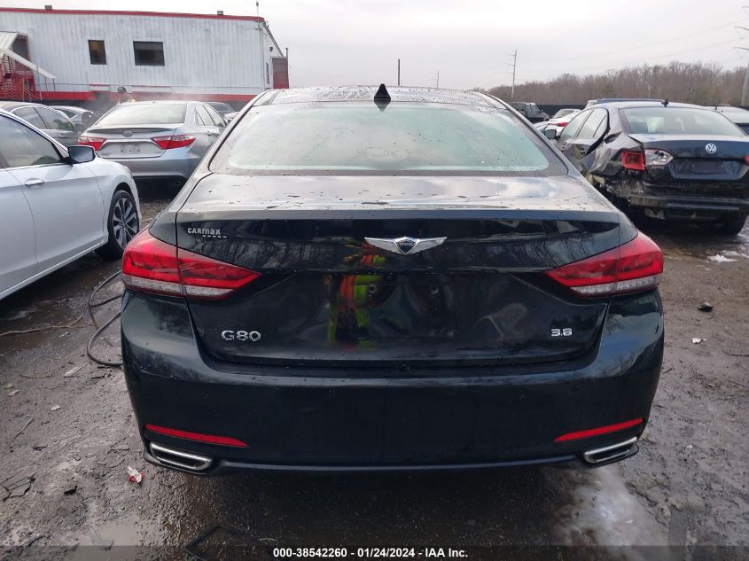 2017 Genesis G80 3.8 VIN: KMHGN4JE2HU192748 Lot: 38542260