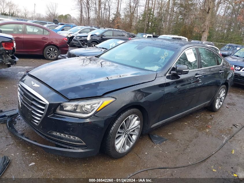 KMHGN4JE2HU192748 2017 Genesis G80 3.8