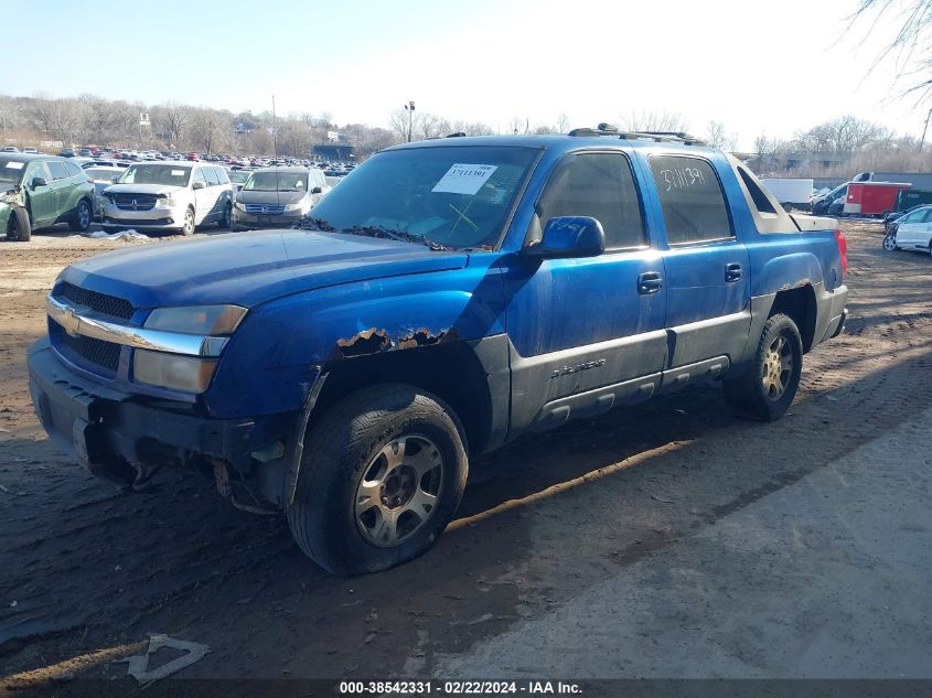 2003 Chevrolet Avalanche 1500 VIN: 3GNEK13T83G187815 Lot: 38542331